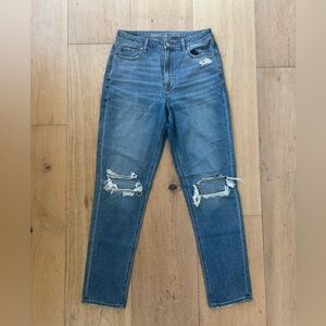 American Eagle Distressed Mom Jeans
